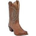 NEW ARRIVALS NOCONA WOMEN'S BLUEBONNET TAN SNIP TOE WESTERN BOOTS NL5009-Tan