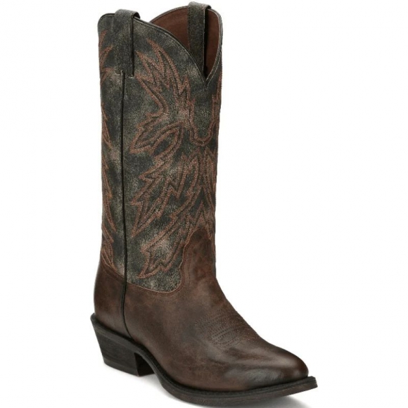 NEW ARRIVALS NOCONA MEN'S MITCHELL ANTIQUED BROWN ROUND TOE WESTERN BOOTS HR5575-Antiqued Brown NEW ARRIVALS NOCONA MEN'S MITCHELL ANTIQUED BROWN ROUND TOE WESTERN BOOTS HR5575-Antiqued Brown