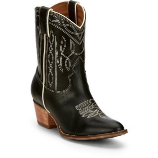NEW ARRIVALS NOCONA WOMEN'S EVA ONYX BLACK WESTERN BOOTIES ME1926-Black NEW ARRIVALS NOCONA WOMEN'S EVA ONYX BLACK WESTERN BOOTIES ME1926-Black