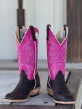 Olathe Europe Free Delivery Chocolate Boar Boots - Chocolate/Pink