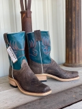 Olathe Europe Free Delivery Charcoal Boar 10" Boots - Charcoal/Teal