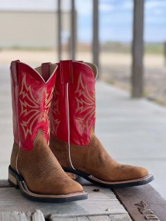 Olathe Europe Free Delivery Tag Boar Tristan Boots - Brown/Red