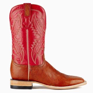 Resistol | Cognac Mad Dog Smooth Quill Ostrich - Square | New Arrivals