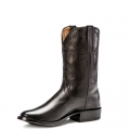 STYLISH OUTLET RIOS BOOTS 11" BLACK SLEEK BUFFALO CALF R9026