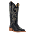 R Watson Quick Ship Women's Cowhide Wide Square 13"- EBONY