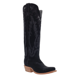 R Watson Quick Ship Women's Roughout Narrow Square 17"- BLACK