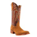 R Watson Quick Ship Men's Roughout Wide Round 13"- TAN