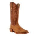 R Watson Quick Ship Men's Smooth Ostrich Super Roper 13"- ANTIQUE SADDLE BRUCIATO