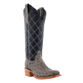 R Watson Quick Ship Women's Full Quill Ostrich Narrow Square 14"- SERPENTINE