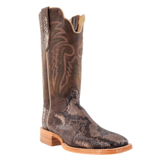 R Watson Quick Ship Men's Python Belly Wide Square 13"- RUSTIC