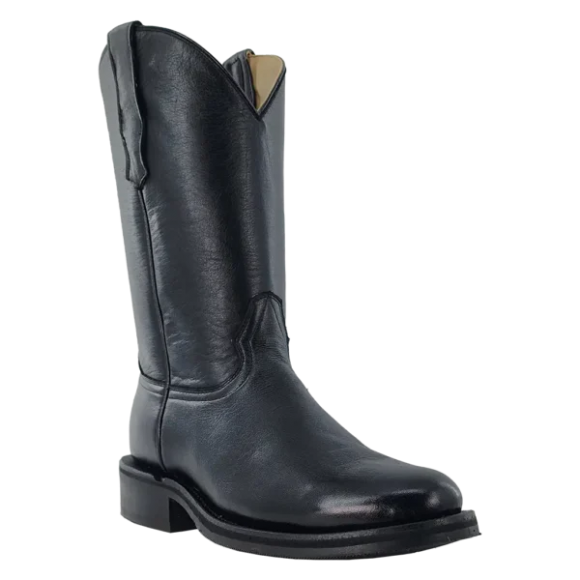 R Watson Quick Ship Women's Cowhide Roper 12"- BLACK