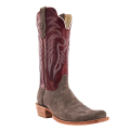 R Watson Quick Ship Men's Roughout Narrow Square 13"- CHARCOAL