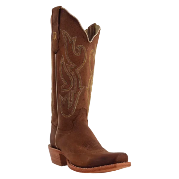 R Watson Quick Ship Women's Cowhide Narrow Square 13"- CAMEL BROWN