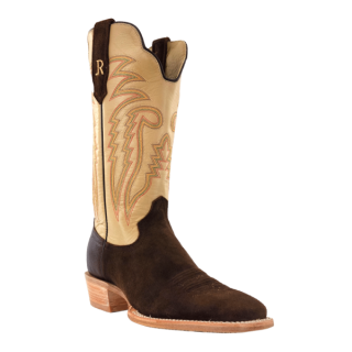 R Watson Quick Ship Men's Heavy Roughout Wide Square 13"- CHOCOLATE