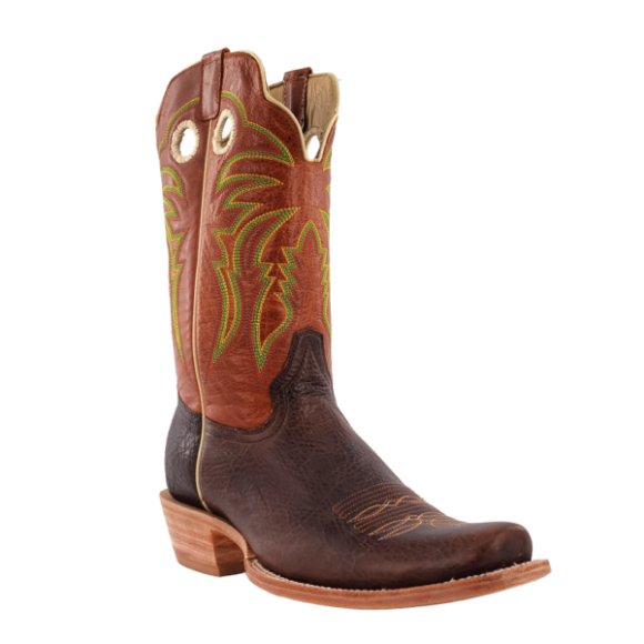 R Watson Quick Ship Men's Cowhide Narrow Square 11"- HICKORY BROWN