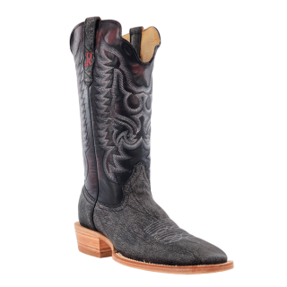R Watson Quick Ship Men's Cape Buffalo Wide Square 13"- SMOKE GREY