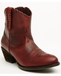 New Arrivals Shyanne Women's Sawyer Omaha Goat Western Fashion Booties - Round Toe | Red New Arrivals Shyanne Women's Sawyer Omaha Goat Western Fashion Booties - Round Toe | Red