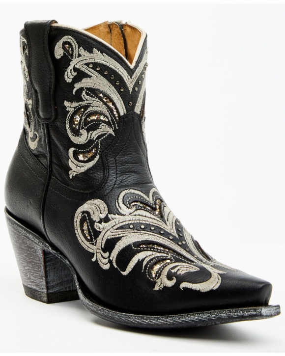 New Arrivals Shyanne Women's Silina Western Booties - Snip Toe | Black