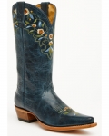 New Arrivals Shyanne Women's Stephanie Floral Western Boots - Snip Toe | Navy New Arrivals Shyanne Women's Stephanie Floral Western Boots - Snip Toe | Navy