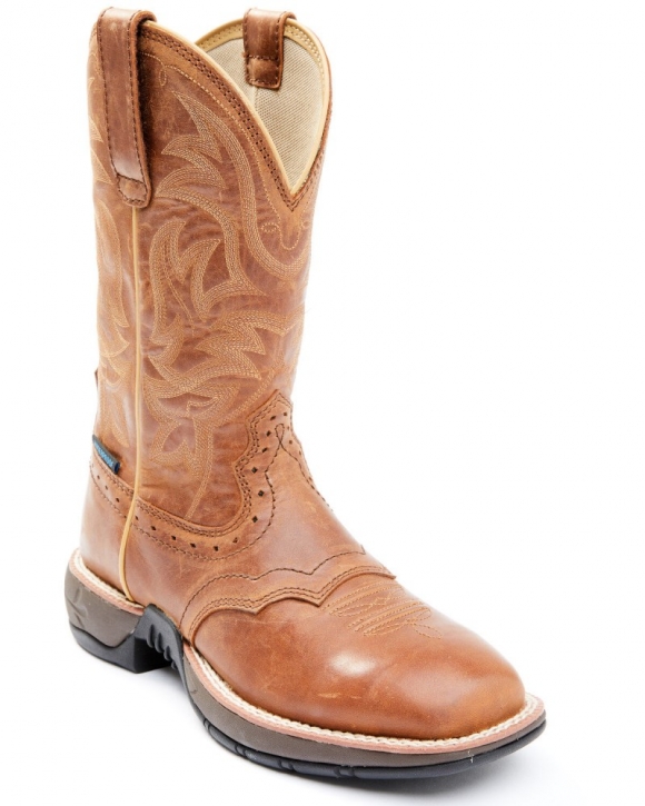 New Arrivals Shyanne Women's Xero Gravity Charley Lite Performance Western Boots - Broad Square Toe | Tan