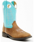 New Arrivals Shyanne Girls' Ceci Western Boots - Broad Square Toe | Blue New Arrivals Shyanne Girls' Ceci Western Boots - Broad Square Toe | Blue