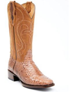 New Arrivals Shyanne Women's Geneva Exotic Snake Skin Western Boots - Square Toe | Tan New Arrivals Shyanne Women's Geneva Exotic Snake Skin Western Boots - Square Toe | Tan
