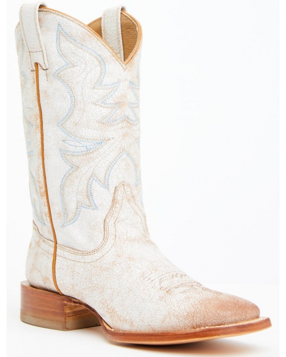 New Arrivals Shyanne Women's Sahara Western Boots - Broad Square Toe | Ivory