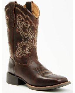 New Arrivals Shyanne Soltice Women's Flynn Western Boots - Square Toe | Brown