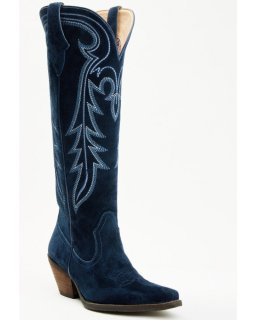 New Arrivals Shyanne Women's Rowan Tall Western Boots - Snip Toe | Blue