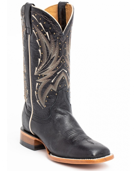 New Arrivals Shyanne Women's Hadley Western Performance Boots - Broad Square Toe | Black
