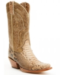 New Arrivals Shyanne Women's Annie Exotic Python Western Boots - Snip Toe | Gold