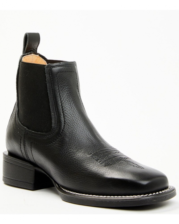 New Arrivals Shyanne Stryde Women's Chelsea Boots - Square Toe | Black