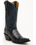 New Arrivals Shyanne Women's Aspen Exotic American Alligator Western Boots - Snip Toe | Navy New Arrivals Shyanne Women's Aspen Exotic American Alligator Western Boots - Snip Toe | Navy