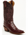 New Arrivals Shyanne Women's Aspen Exotic American Alligator Western Boots - Snip Toe | Black Cherry New Arrivals Shyanne Women's Aspen Exotic American Alligator Western Boots - Snip Toe | Black Cherry