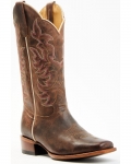 New Arrivals Shyanne Women's Cassidy Spice Combo Leather Western Boots - Square Toe | Brown