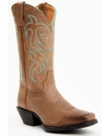 New Arrivals Shyanne Women's Xero Gravity Embroidered Performance Western Boots - Square Toe | Brown
