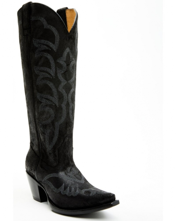 New Arrivals Shyanne Women's High Desert Tall Western Boots - Snip Toe | Black