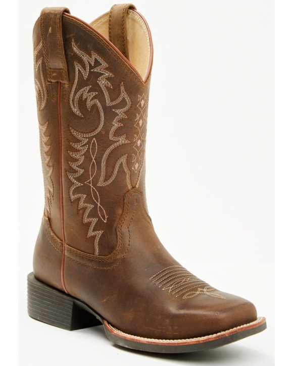 New Arrivals Shyanne Women's Shayla Performance Western Boots - Broad Square Toe | Brown