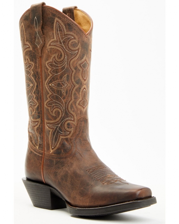 New Arrivals Shyanne Women's Jesse Performance Western Boots - Square Toe | Brown