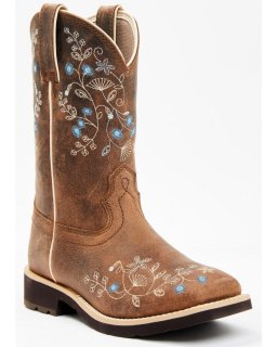 New Arrivals Shyanne Women's Hollie Western Performance Boots - Broad Square Toe | Brown