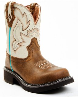 New Arrivals Shyanne Women's Fillies Cambria Western Boots - Round Toe | Brown