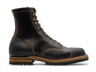 New Arrivals Truman Men's Black Waxed Flesh | Cap Toe Upland
