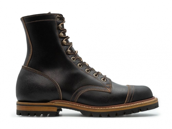 New Arrivals Truman Men's Black Waxed Flesh | Cap Toe Upland