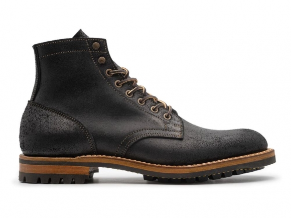 New Arrivals Truman Men's Black Oiled Rough Out | Plain Toe