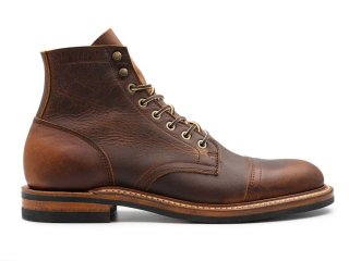 New Arrivals Truman Men's Tobacco Snakebite | Cap Toe