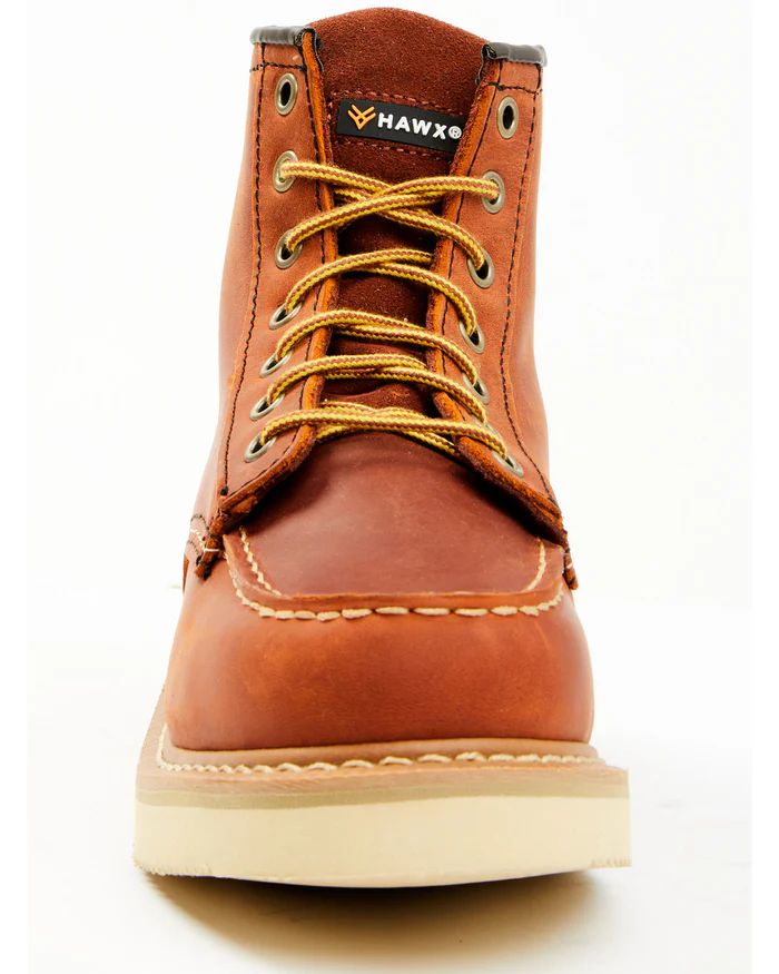 Discount Hawx Women's Gradient Lace-Up Work Boots - Soft Toe | Brown