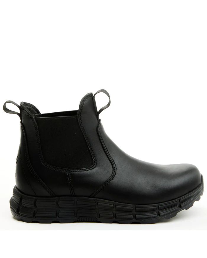 Discount Hawx Men's Athletic Uniform Chelsea Boots - Soft Toe | Black