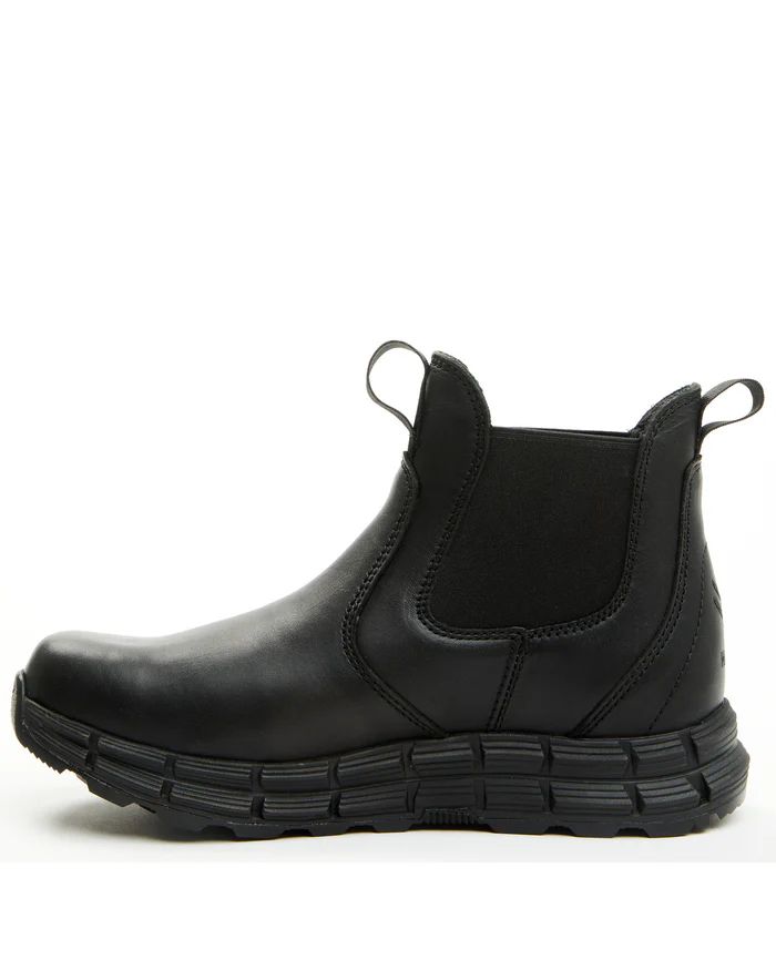Discount Hawx Men's Athletic Uniform Chelsea Boots - Soft Toe | Black
