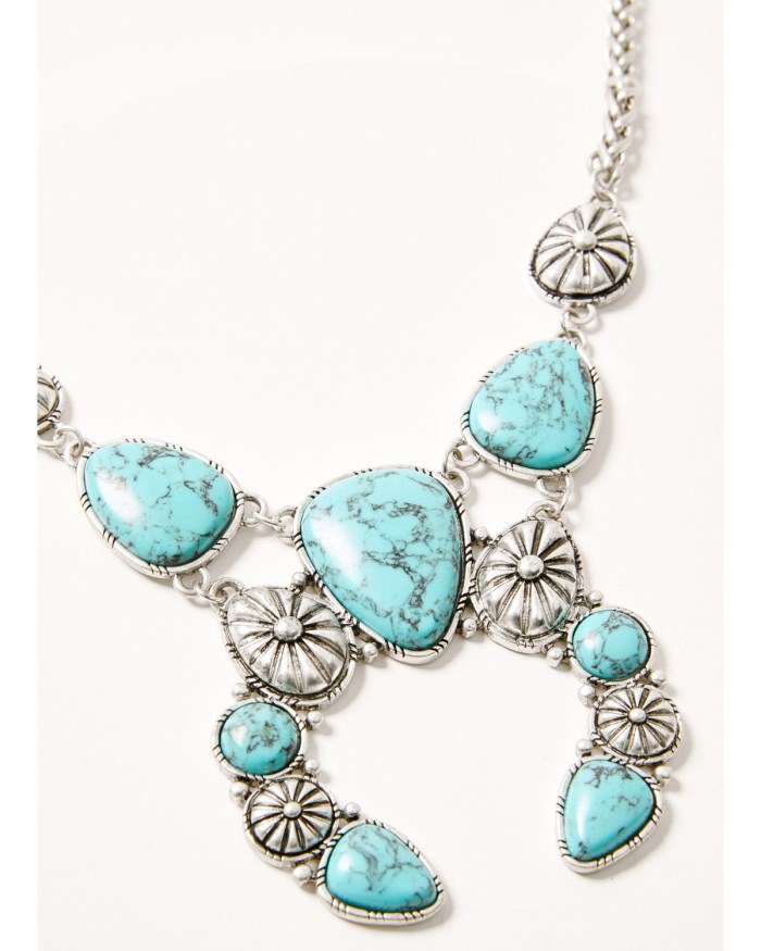 Promotion Idyllwind Women's Patomic Statement Squash Blossom Necklace | Silver