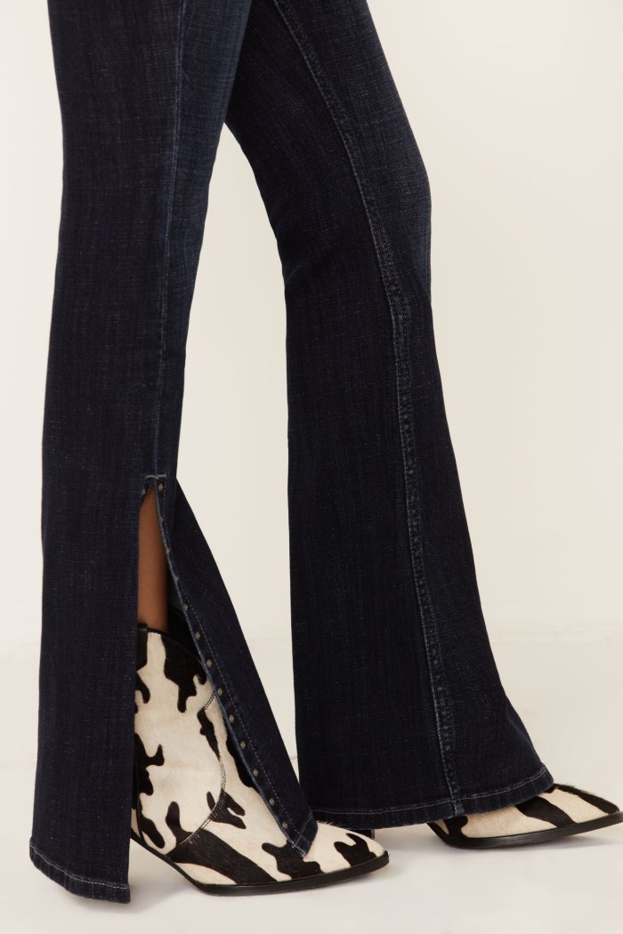 Promotion Idyllwind Women's Hickory Place Dark Wash High Risin' Slit Bootcut Jeans | Dark Wash